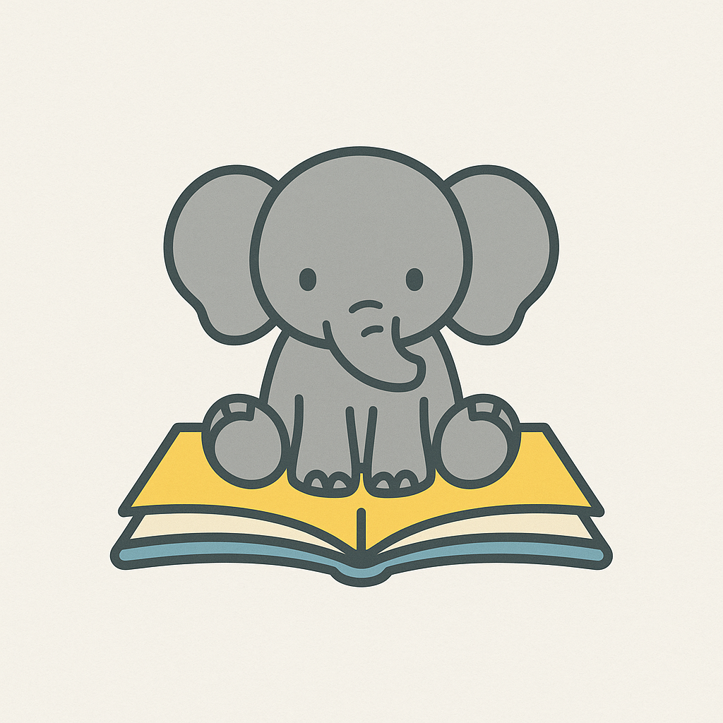 Elephant on Book